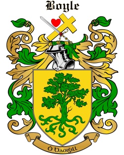 BOYLE family crest BOYLE family crest