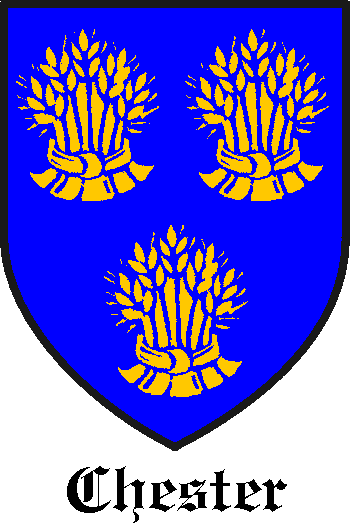 Chester family crest Chester family crest