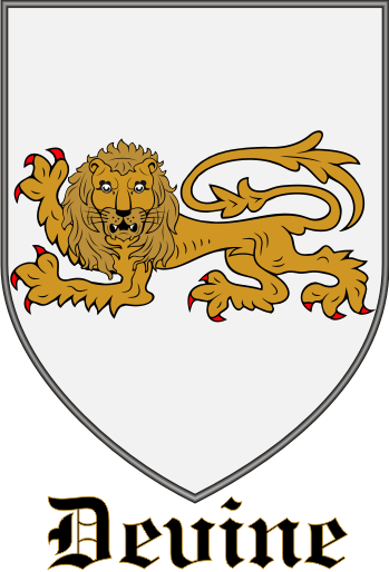 DEVINE family crest DEVINE family crest