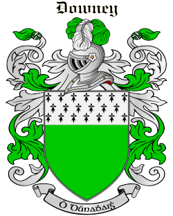 DOWNEY family crest DOWNEY family crest