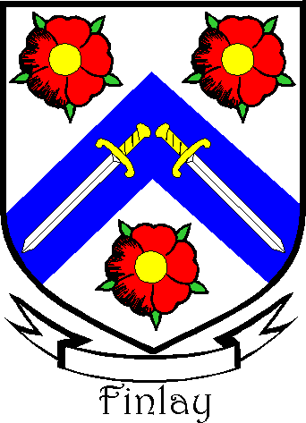 Finlay family crest Finlay family crest