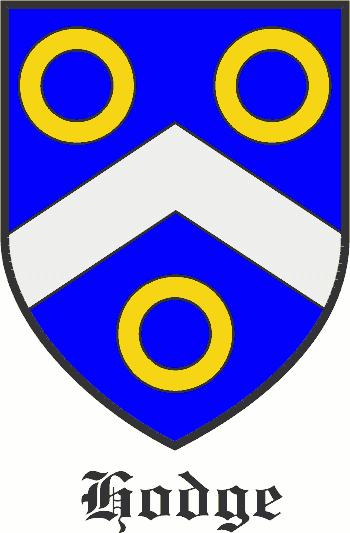 HODGE family crest HODGE family crest