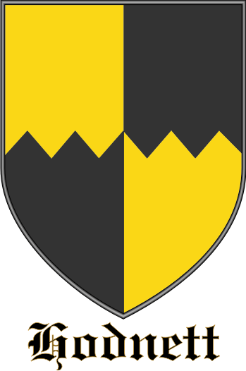 Hodnett family crest Hodnett family crest