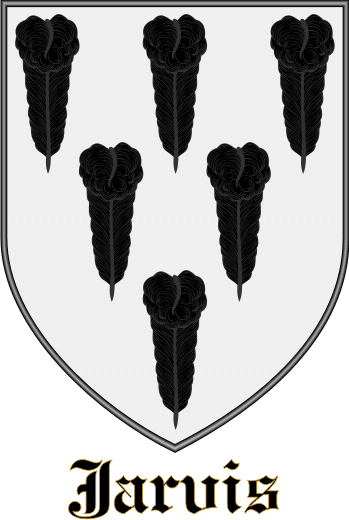Jarvis family crest Jarvis family crest