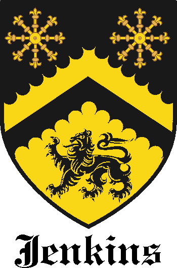 JENKINS family crest JENKINS family crest