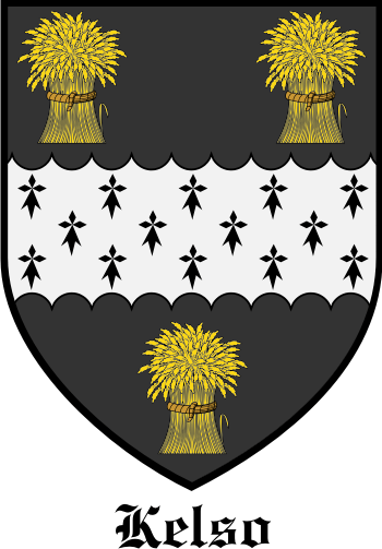 Kelso family crest Kelso family crest