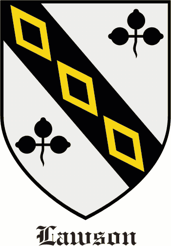Lawson family crest Lawson family crest