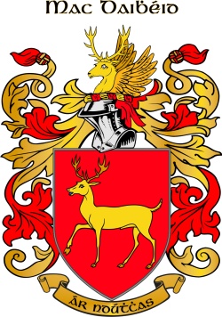 MCDAID family crest MCDAID family crest