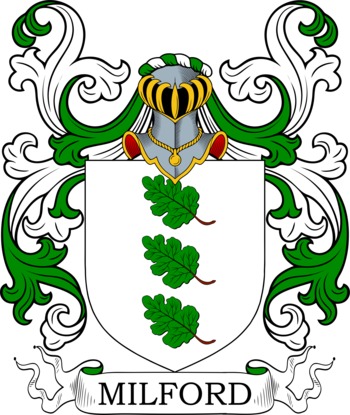 MILFORD family crest MILFORD family crest