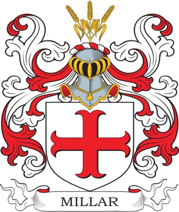Millar family crest Millar family crest