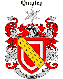 QUIGLEY family crest QUIGLEY family crest