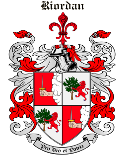 Riordan family crest