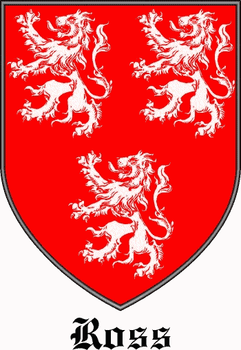 Ross family crest Ross family crest