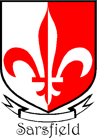 SARSFIELD family crest SARSFIELD family crest