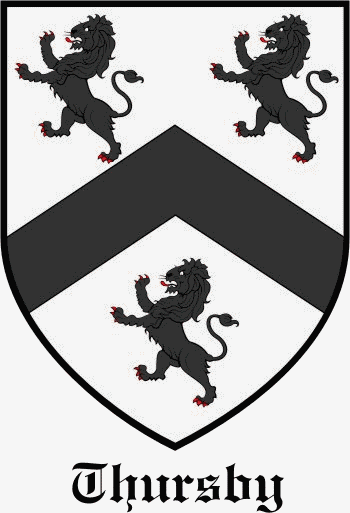 THURSBY family crest THURSBY family crest