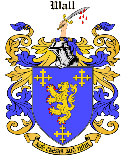 WALL family crest WALL family crest